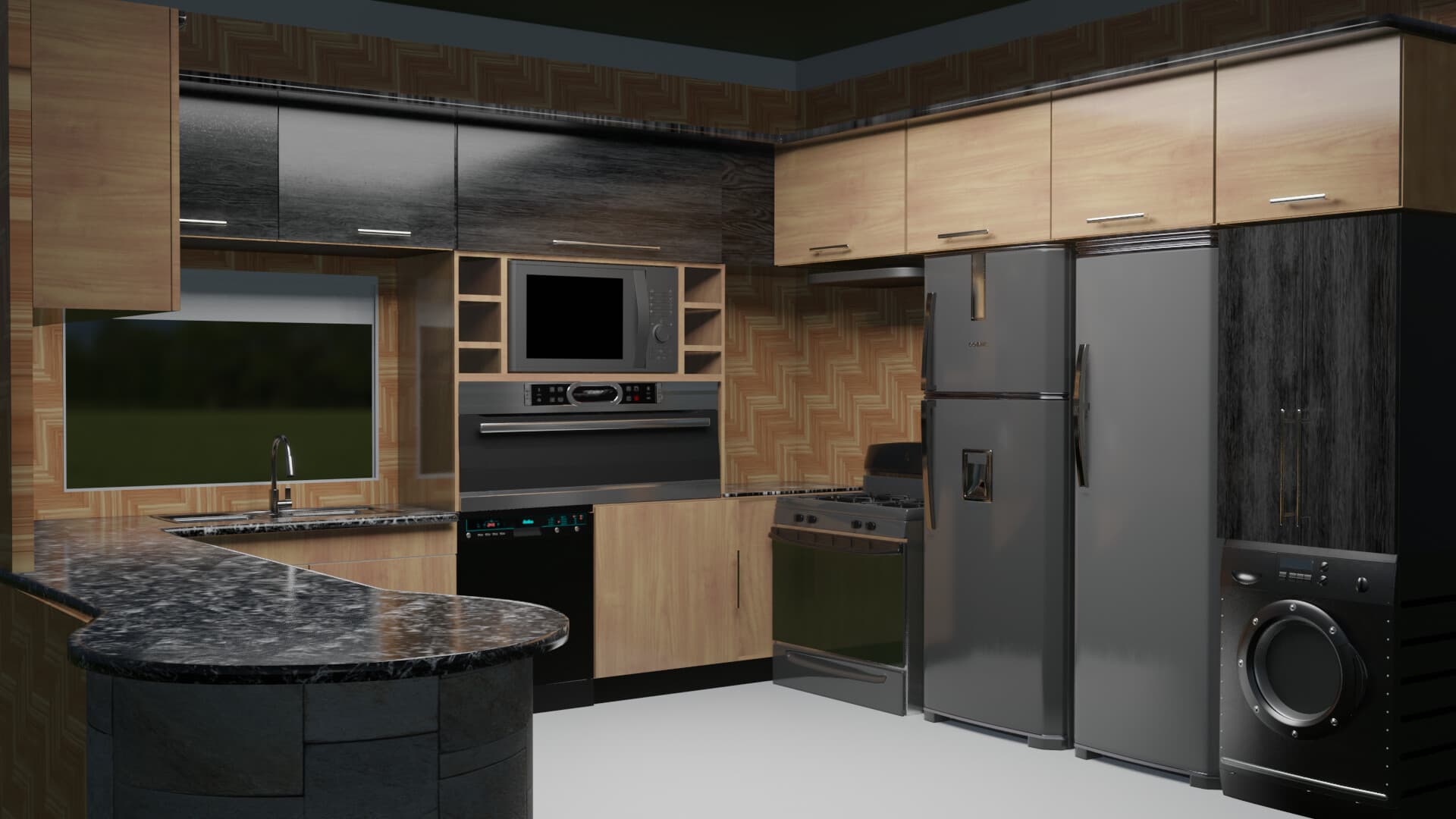 Spacious Kitchen Design